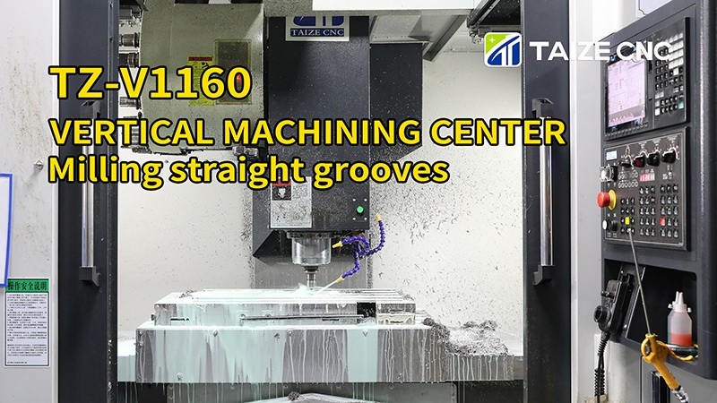 Straight groove precision milling machining